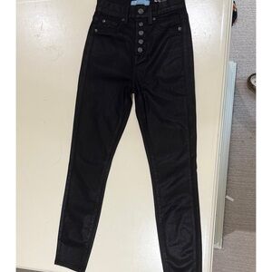 7 For All Mankind Black High Rise Women's Jeans